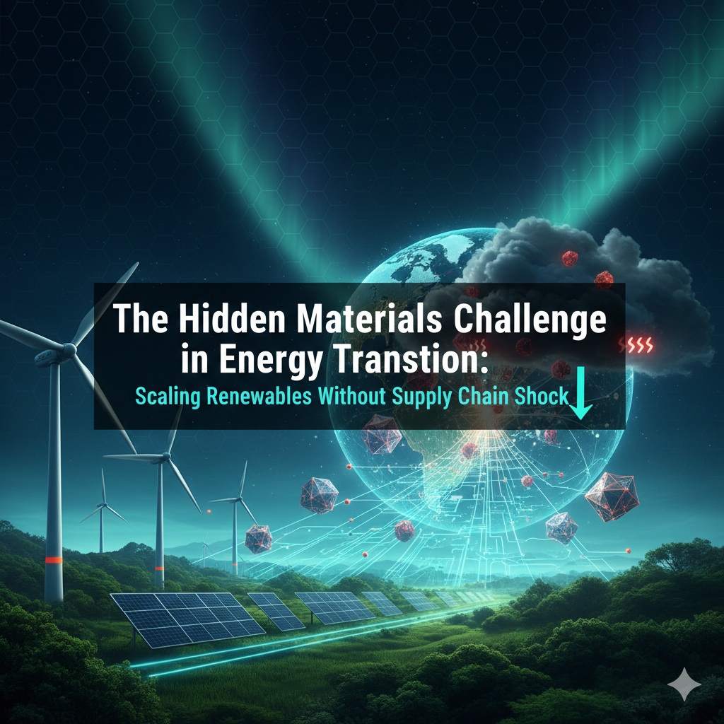 The Hidden Materials Challenge in Energy Transition: Scaling Renewables Without Supply Chain Shock