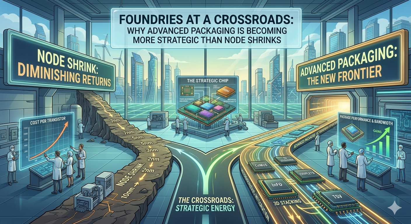 Foundries at a Crossroads: Why Advanced Packaging Is Becoming More Strategic Than Node Shrinks