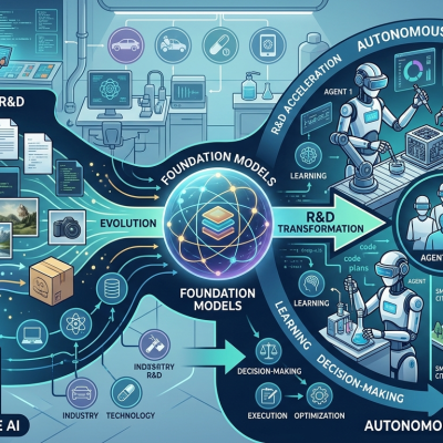 From Generative AI to Autonomous Agents: Industry-Wide R&D Transformation with Foundation Models